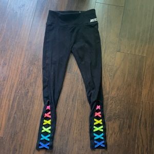 Justice leggings only worn once size 8